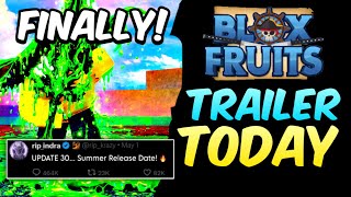 Blox Fruits Update 30 May FINALLY HERE! Release Date   TRAILER..