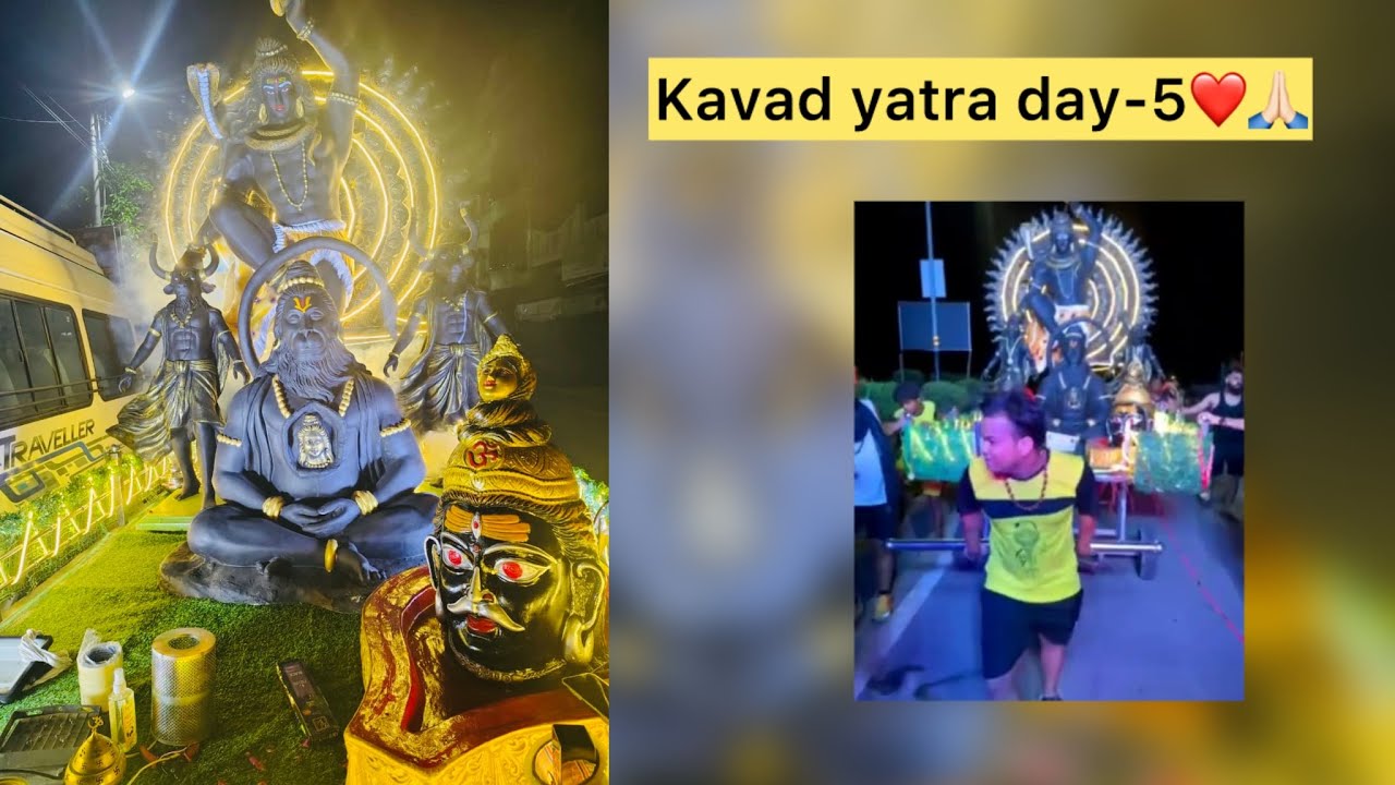 Rajouri(Raghubir Nagar) Vishal Kavad yatra Day-5 #youtube #bhumibisaiya #kavadyatra2025