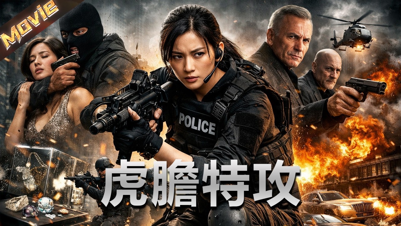 【2026必看警匪片】珠寶展突遭武裝劫匪，女特警臨危受命，人質危機全面爆發 |〈虎膽特攻〉| #警匪 #動作 #犯罪