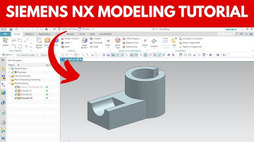 Siemens NX 12 Tutorial | How to Model a 3D Block Step by Step