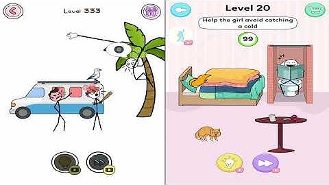 THIEF PUZZLE vs BRAIN TRICKY PUZZLE - All levels Gameplay satisfying Double Mobile Games Android ios