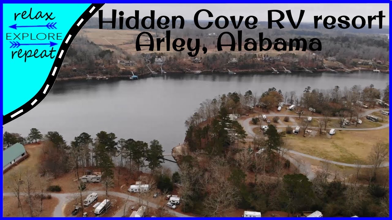 Hidden Cove RV resort Arley Alabama outdoor fun recreation hiking
