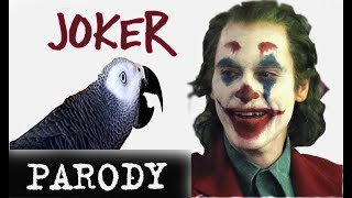 Жако Петруня точно СКОПИРОВАЛА смех ДЖОКЕРАthe PARROT  COPIES  the Joker LAUGH