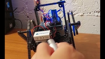 Robot controlled by a laser pointer