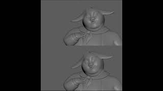 Before and after of my blocking plus of a dialogue scene in Maya.