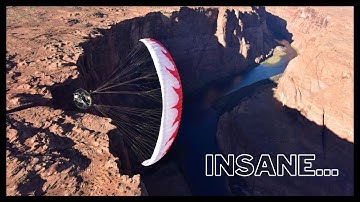 INSANE Moab Utah Paramotor Footage  -  World Champion Pilots