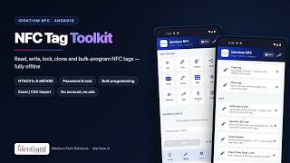 Identium NFC — Free NFC Tag Reader, Writer & Bulk Programmer for Android | NTAG, MIFARE screenshot 4