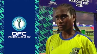 Interview | OFC Women's Nations Cup 2025 | Madeline Arukau