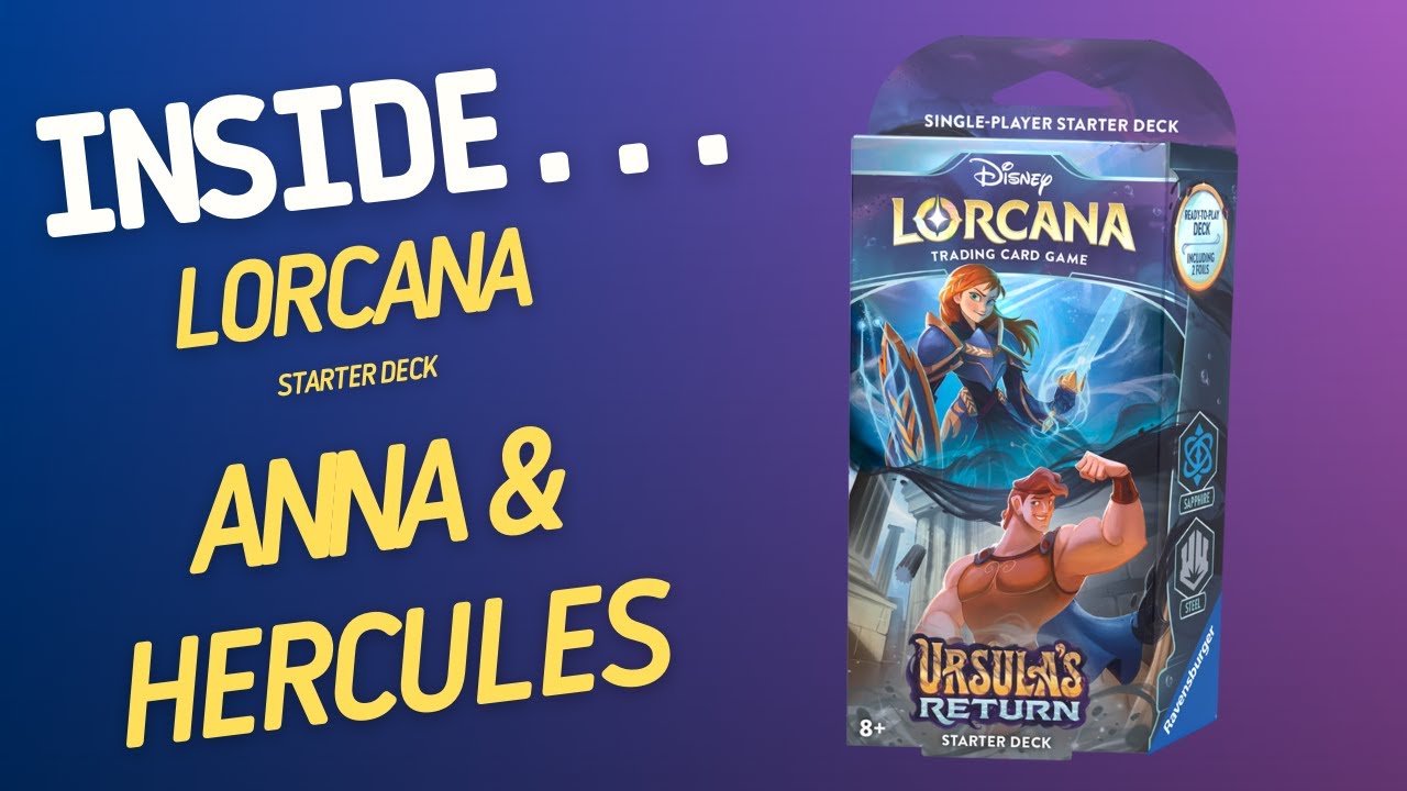 Disney Lorcana Ursulas Return Starter Deck - Sapphire & Steel | Inside #519
