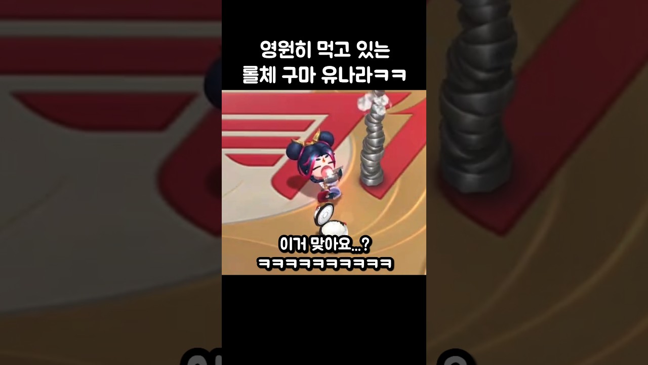 구마의 먹성을 그대로 물려받은 롤체 구나라ㅋㅋㅋ