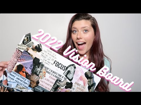 How To Make A Vision Board for 2022| Manifest & Achieve Your Goals!!!