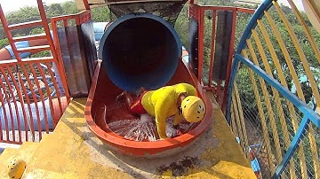 Scary Boomerang Water Slide at Water Kingdom Mekarsari