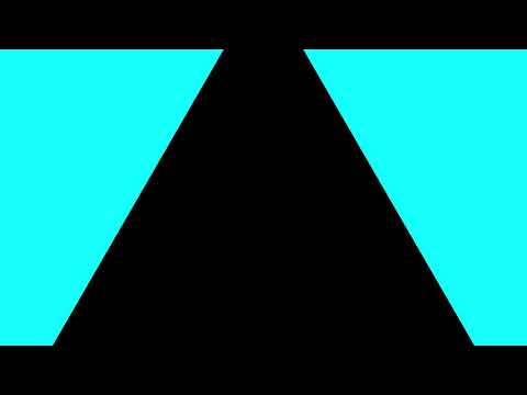 Black Triangle Cyan Background Scale Down