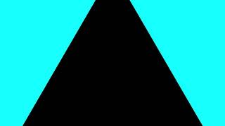 Black Triangle Cyan Background Scale Down