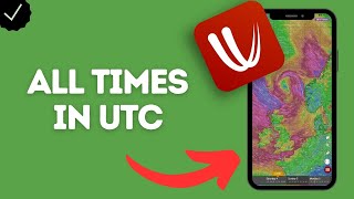 Как отображать все время в формате UTC в приложении Windy.com (стандартизировать отображение врем... screenshot 1