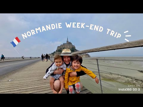 日仏家族の休日トリップ🇫🇷ノルマンディー地方でまったりな週末｜Insta360 GO 3レビュー