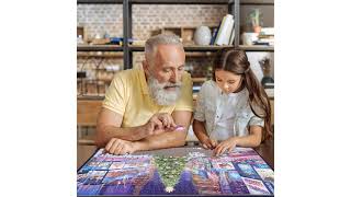 Tektalk 1000 Piece Wooden Puzzle, Times Square in Christmas screenshot 1