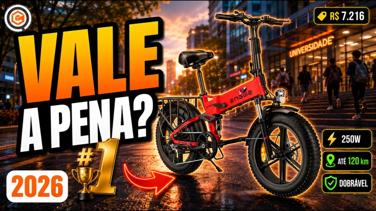A E-Bike Mais Equilibrada? Por que a Engwe Engine X é a nossa TOP