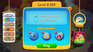 Fishdom 6619 Level - 18 moves - NO BooSTERS