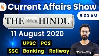 8:00 AM - Daily Current Affairs 2020 by Bhunesh Sharma | 11 August 2020 | wifistudy