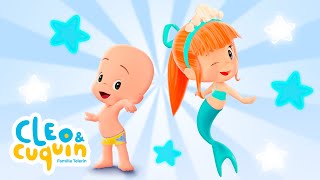 Aprende a nadar y a bailar 🌊 💃🏼 Canciones infantiles con Cleo y Cuquín