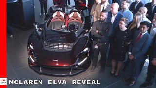 Mclaren automotive today reveals its new ultimate series roadster, the
elva. as brand’s first open-cockpit road car, elva adds a
dimensio...