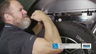 Installation 56034 53 Reese® Outboard Fifth Wheel Mounting Kit on 2016 Ford F 150