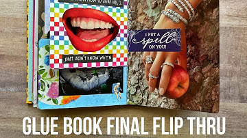 Glue Book Final Flip❤️Altered Vintage Readers Digest Book #alteredbook #gluebook
