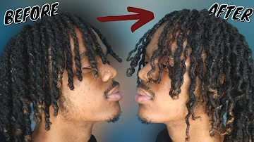 How To Get Curly Dreadlocks | Two Strand Twist Out | Hightop Dreadlocks