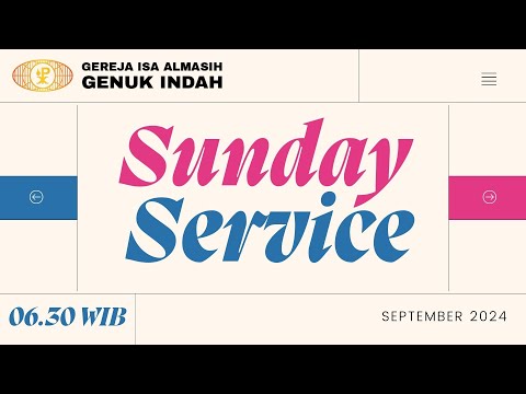 Ibadah Raya 1 | Pnt. Markus K. | GIA Genuk Indah Online | 06.30 WIB