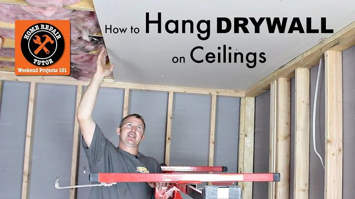 How to Hang Drywall Ceilings -- by Home Repair Tutor