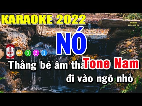 Nó Karaoke Tone Nam | Trọng Hiếu