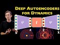 Deep Learning to Discover Coordinates for Dynamics: Autoencoders & Physics Informed Machine Learning