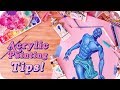 Acrylic Painting Tips & Tricks For Beginners! ✨🎨