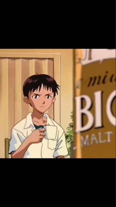 синдзи с кружкой #shorts #short #meme #memes #evangelion #anime #мем # ...
