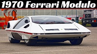 I still don't believe it; was able to see the 1970 ferrari 512 s
pininfarina modulo in action at cremona circuit during a day of
testing. car, born...