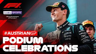 Podium Celebrations | Formula 1 Austrian Grand Prix 2026