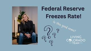 Breaking News: Fed Freezes Rate. Is that a good thing?