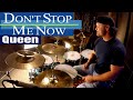 Don't Stop Me Now Drum Cover - Queen (🎧High Quality Audio)