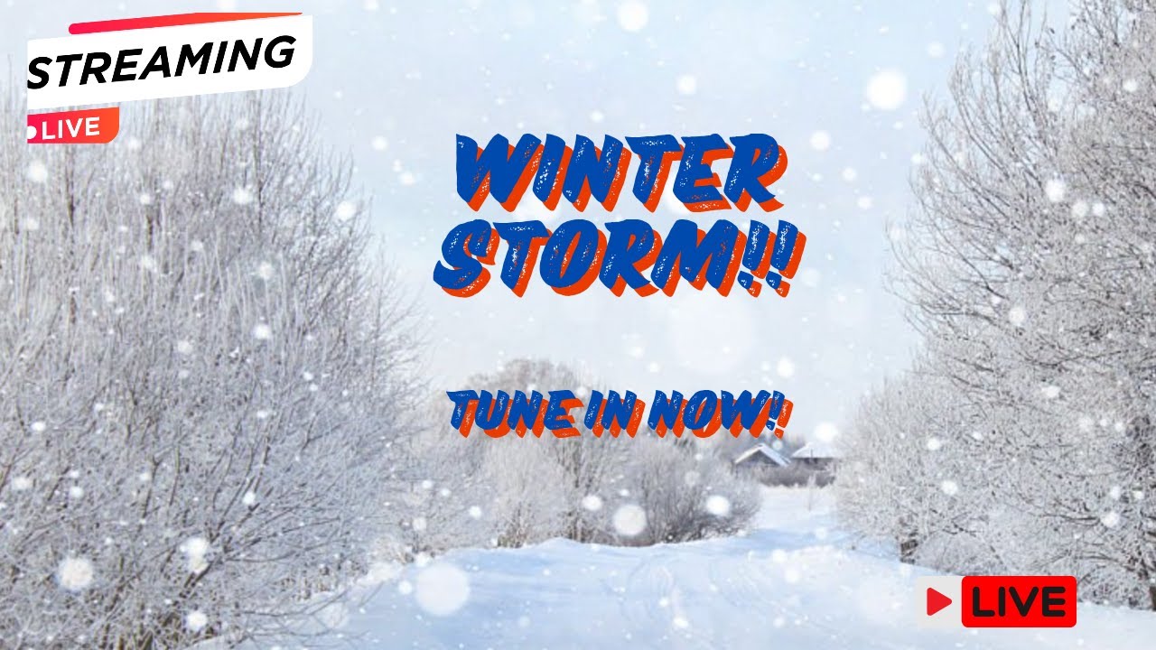 Winter Storm Tonight and Tomorrow! - YouTube