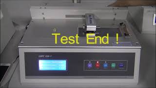 GM-1 COF Tester Calibration & Testing Video - GBPI (Contact Leni: sales11@gbtest.cn)