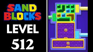 Sand Blocks: Drop Puzzle Level 512 Walkthrough 