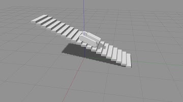 Demo of tracked vehicles in Gazebo