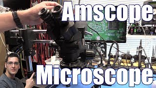 SDG #078 Amscope Microscope (SM745NTP), Matte Black PCBs from JLCPCB and Soldering Equipment