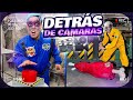 DETRÁS DE CÁMARAS del RAP DE AMONG US con YOLO AVENTURAS - CRACKS
