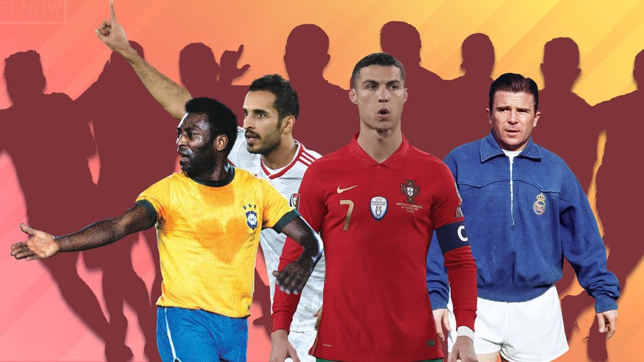 List of top international football goal scorers by country