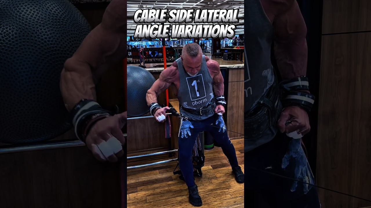 Side lateral angle variations for shoulders #workout #motivation #muscle #shoulders #pump
