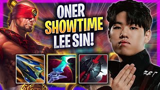 ONER SHOWTIME WITH LEE SIN! - T1 Oner Plays Lee Sin JUNGLE vs Master Yi! | Season 2024
