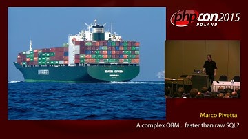 Marco Pivetta: A complex ORM... faster than raw SQL?