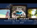 Mexico - Holbox: Palapas del Mar Hotel Tour (Roof Pool &amp; Bar)